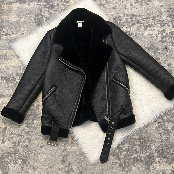 Oversized aviator jacket - Picture 2 of 7